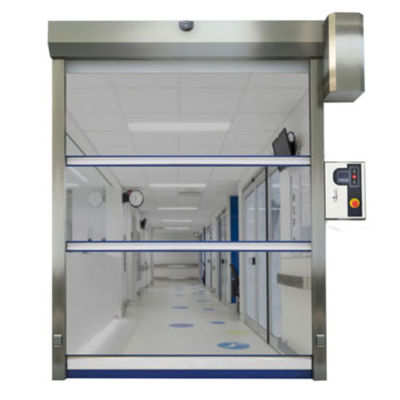 Warmte-isolatie Hoogwaardige stalen snelroldeuren Geluidsreductie Handleiding/Automatisch magazijn PVC brandwerende deur