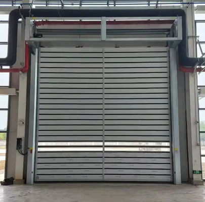 Industrieel aluminium doorzichtige hoge snelheid spiraaldeur Veiligheid en efficiëntie in één industriële automatische snelle deur